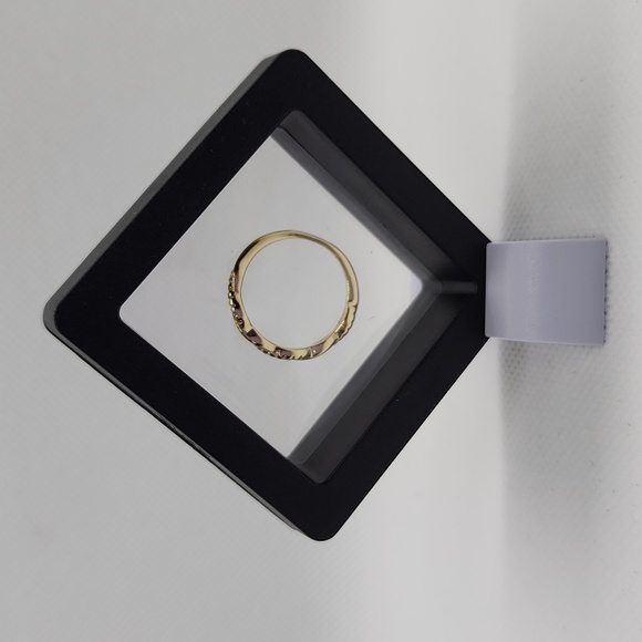 18K Yellow Gold Plated 925 Sterling Silver Ring - Picture 7 of 8